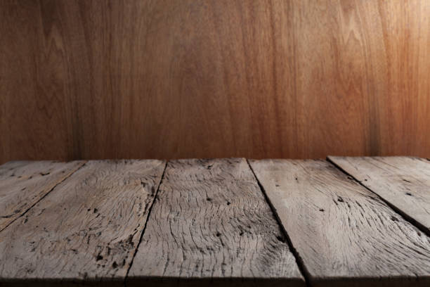 istock old wooden plank for background and design. 695178000