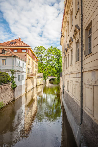 istock Certovka River in old Prague, Czech Republic 695186560