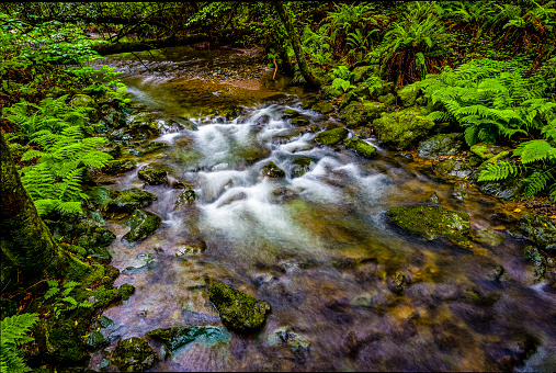 flowing water