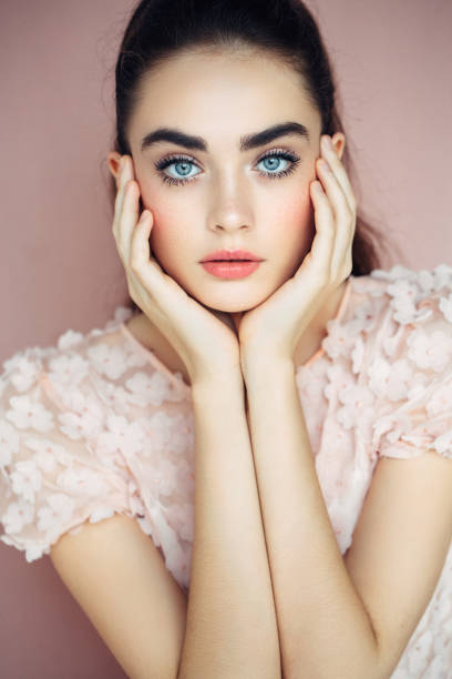 istock Studio shot of young beautiful woman 695200968