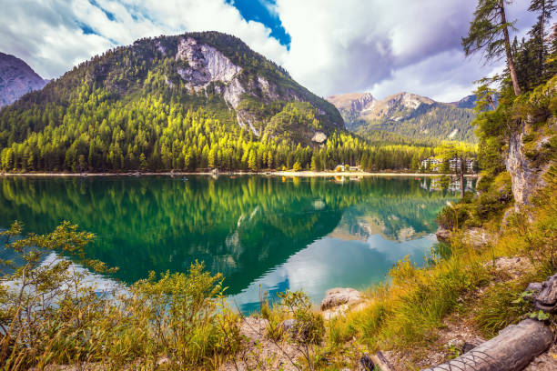istock Travel to Lake Braies 695201612