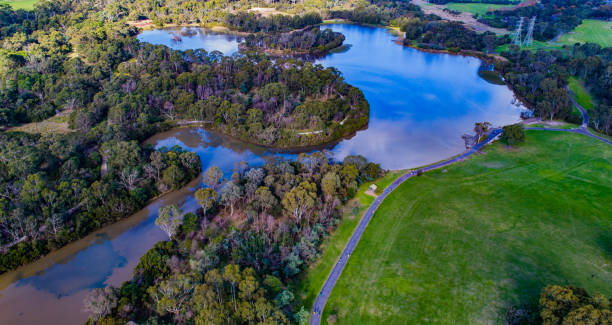 istock The lake in Jells Park 695201872