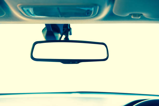 istock Closeup interior modern car console with full windscreen show space of front seat and passenger cabin , gear box , steering wheel and whole of dashboard function. 695205074