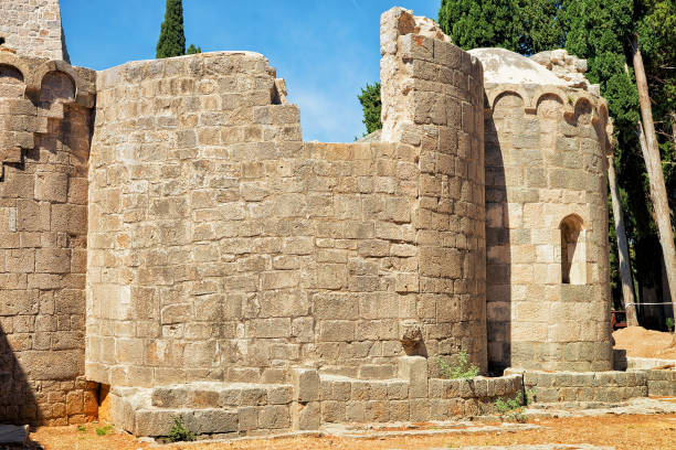 Ancient monastery at Lokrum Island, Dubrovnik, Croatia