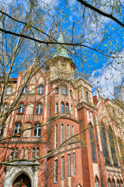 istock neo gothic house with tower in Berlin Kreuzberg 695214932