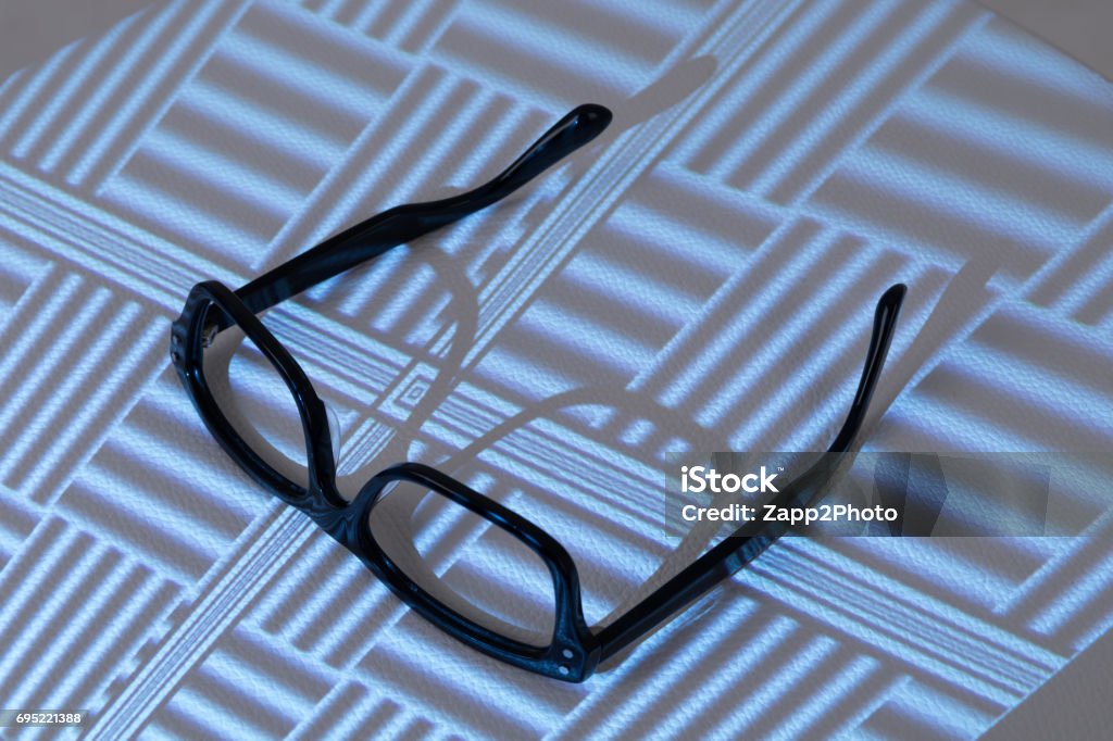 Scan Pattern Structure Structure Light 3d Scan Pattern Technology And Black Glasses Stock ...