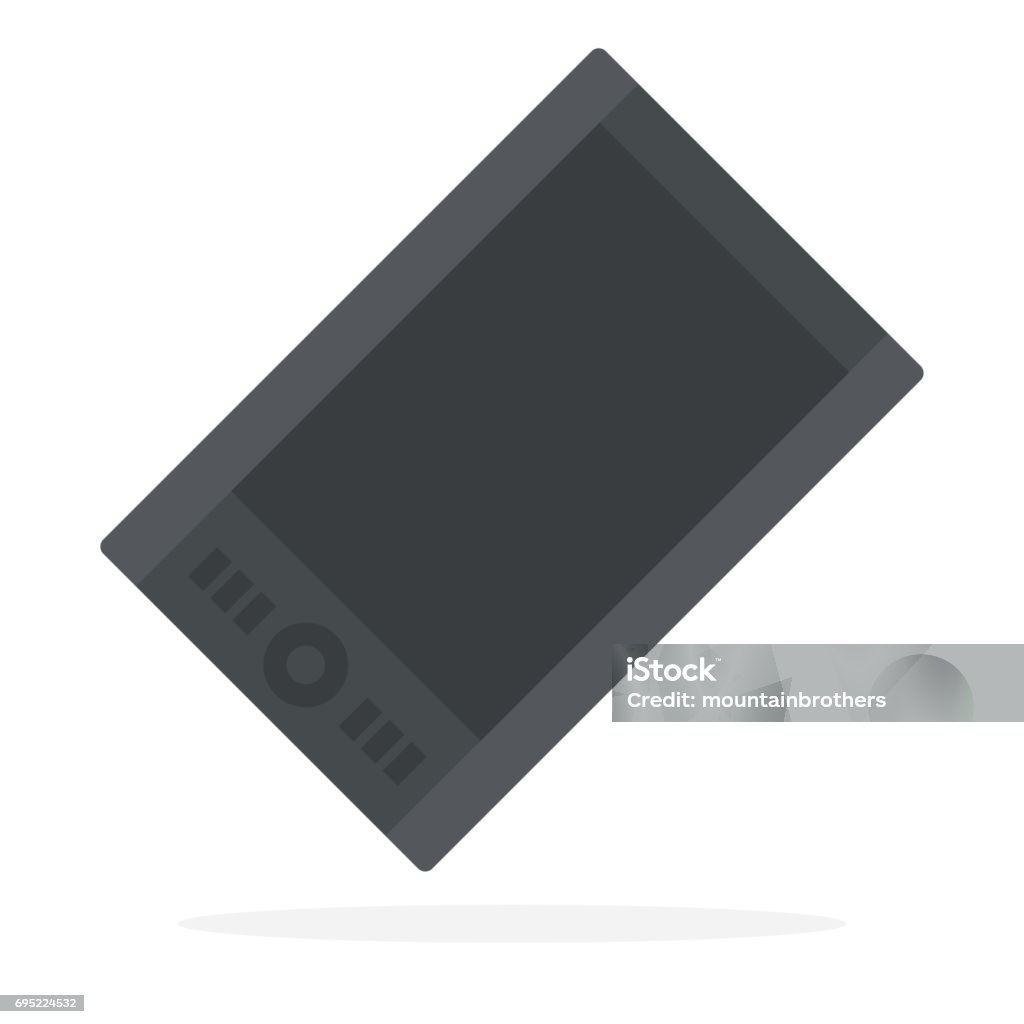 Graphics Tablet Vector Image Graphics Tablet Vector Flat Isolated Stock Illustration - Download ...