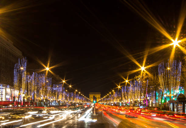 istock Arch of Triumph and Champs Elysees, Paris 695224806