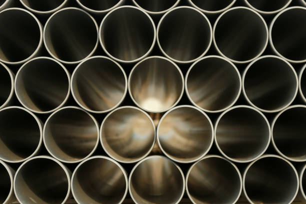 istock A pattern of stacked PVC pipes 695224894