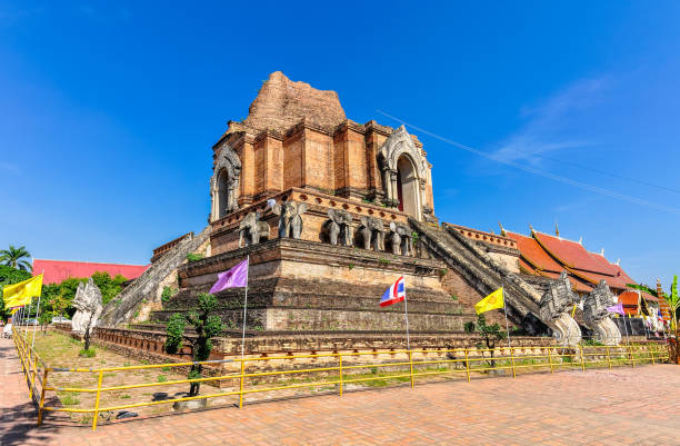 istock The Wat Chedi Luang Temple in Chiang Mai, Thailand 695227776