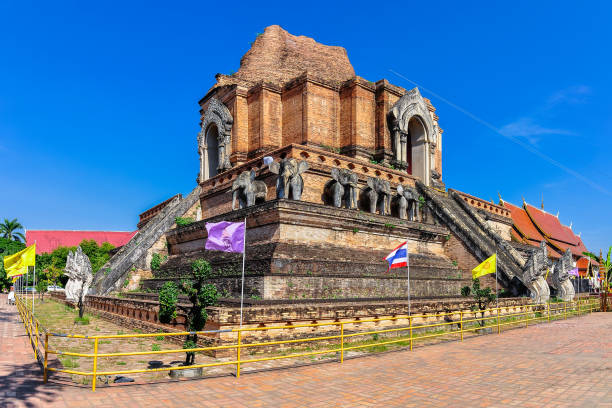 istock The Wat Chedi Luang Temple in Chiang Mai, Thailand 695227866
