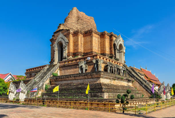 istock The Wat Chedi Luang Temple in Chiang Mai, Thailand 695227914