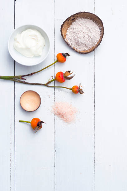 istock Beauty spa with rose hips 695230630