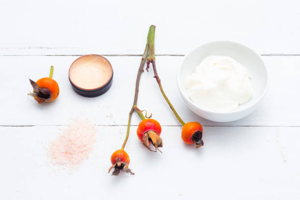 istock Beauty spa with rose hips 695230994