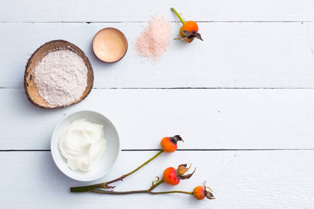 istock Beauty spa with rose hips 695231530