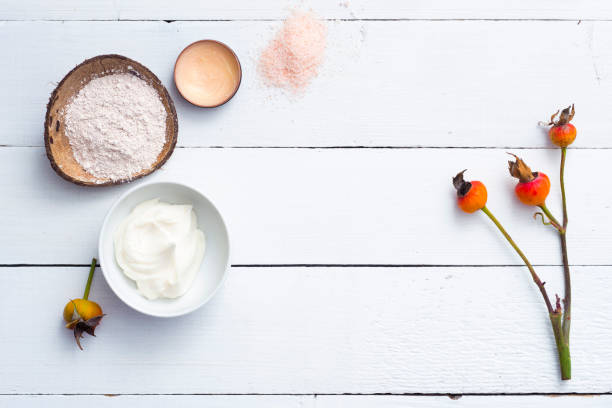 istock Beauty spa with rose hips 695233906
