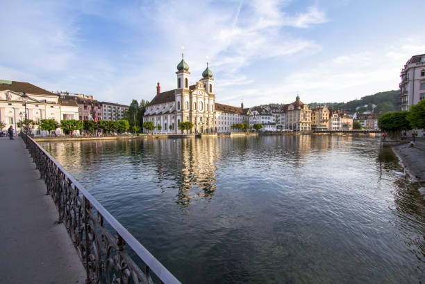 istock Jesuit Church, Lucerne, Switzerland 695241176