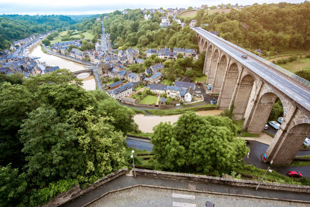 istock Dinan town in France 695246246