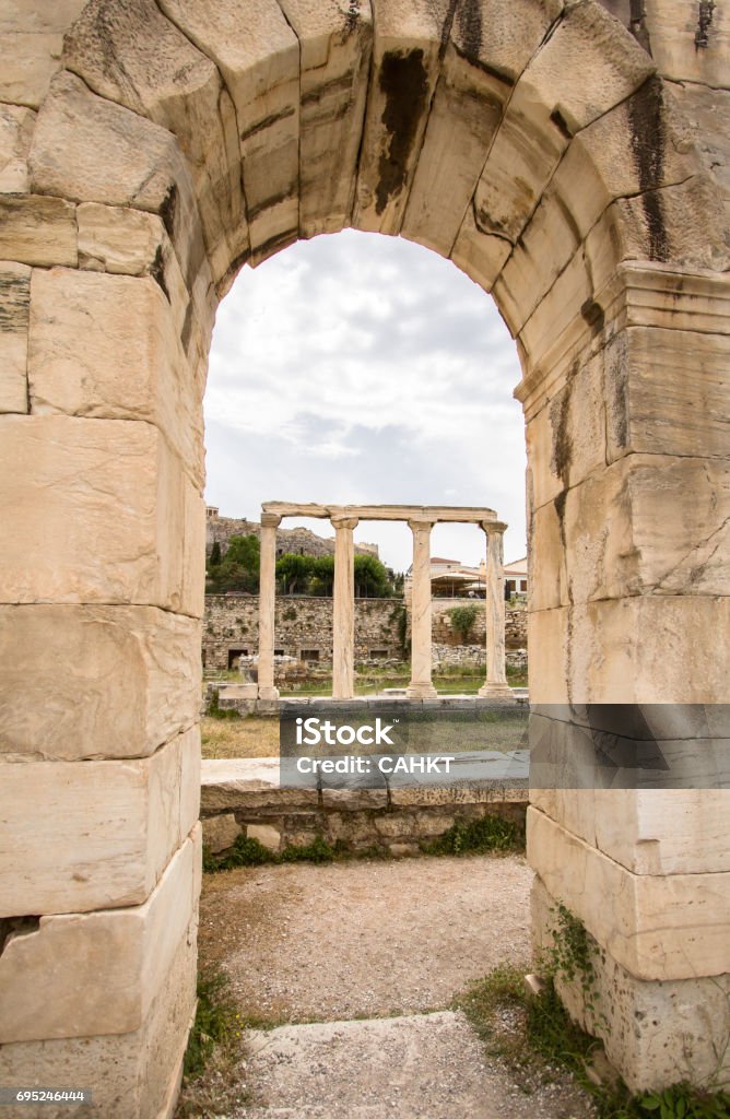 Agora von Athen, Athen, Griechenland - Lizenzfrei Altes Griechenland Stock-Foto