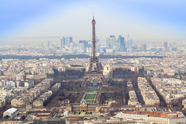 istock Eiffel Tower and Paris cityscape 695246828