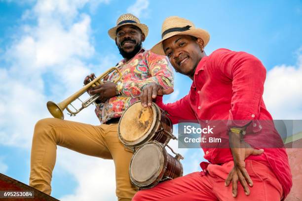Cuban Musician With Trumpet Havana Cuba Stock Photo - Download Image Now - Cuba, Reggae, Cuban Ethnicity