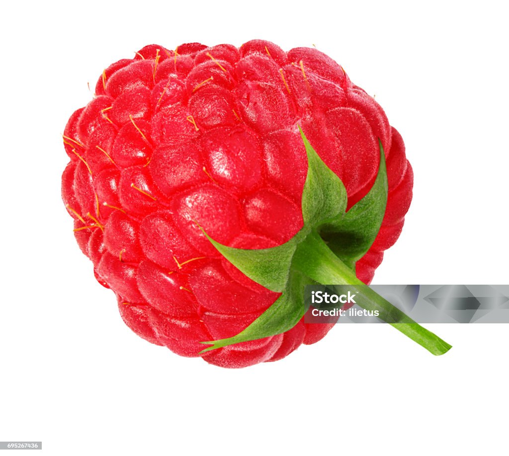 Isolated Rasberry Raspberry Isolated On White Stock Photo - Download Image Now - Beauty ...