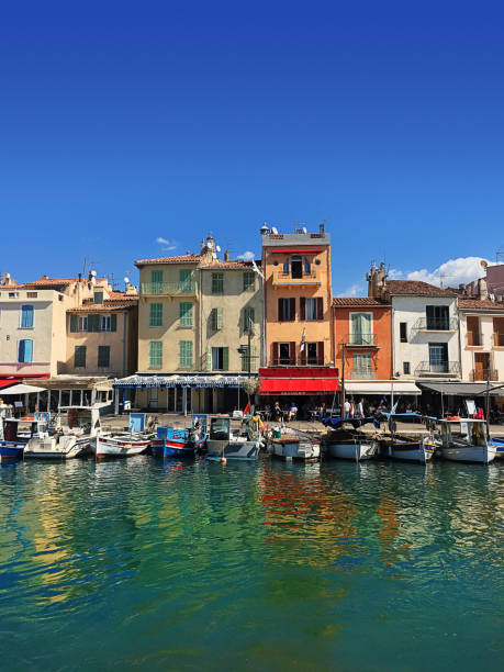 The charming and colorful harbor of Cassis on the French Riviera