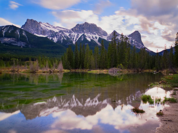 istock Canadian Rockies Reflecting on Calm Water 695276170