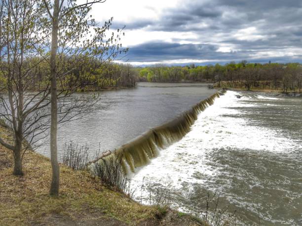 istock Mohawk River Hydroelectric Dam, Peebles Island State Park, NY 695281930