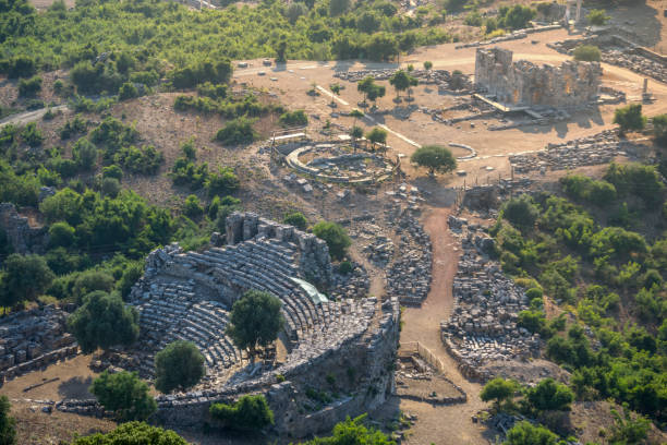 istock Kaunos (Caunus) ancient city in Dalyan, Turkey 695287592