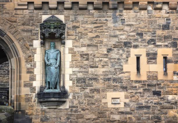 Architecture And Art In Edinburgh , Scotland , UK