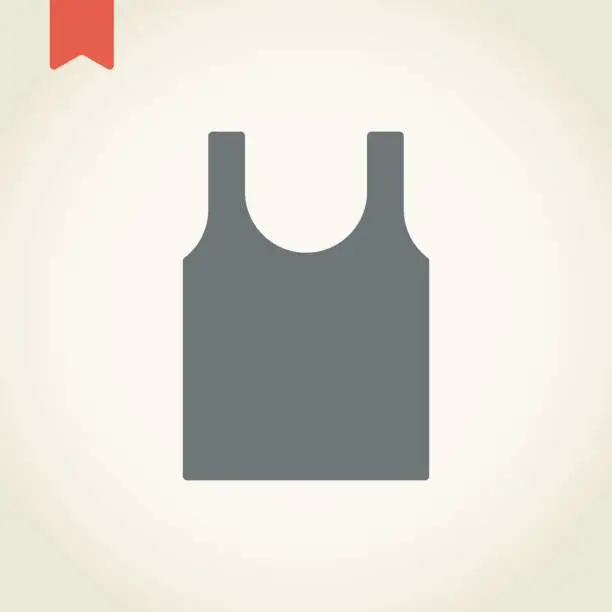 Vector illustration of tank top icon