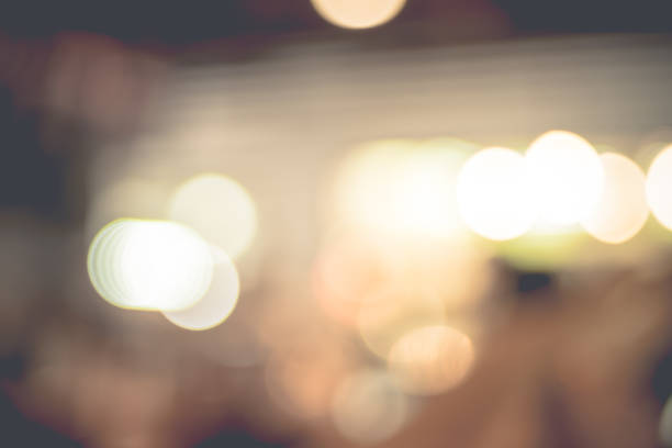 istock Blurred background,abstract bokeh light in warm tone 695299180