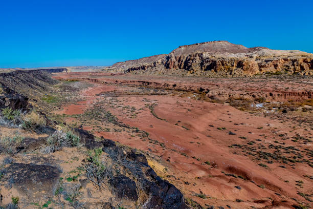 istock Canyon with Lava Rock in New Mexico 695304408