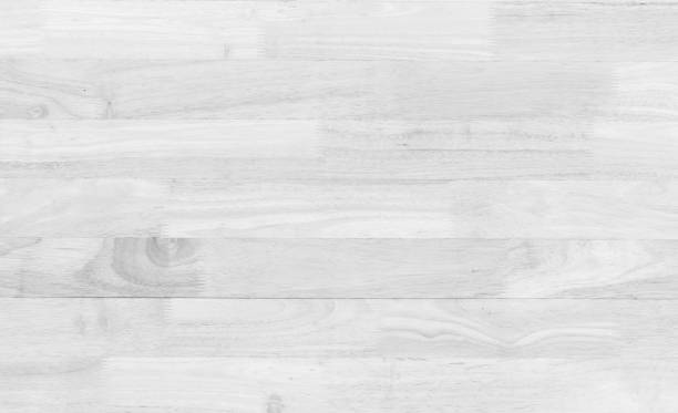 istock Vintage surface white wood table and rustic grain texture background. Close up of dark rustic wall made of old wood table planks texture. Rustic wood table texture background template for your design.n. 695313032