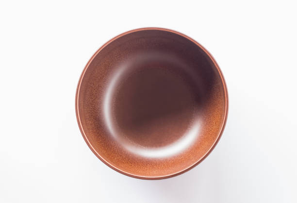 istock top view of brown bowl 695313632