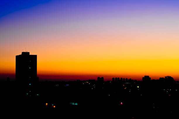 istock Sunset at Sao Paulo city 695319484