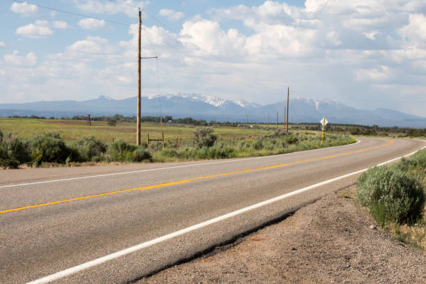 istock State highway 140 in southern Colorado 695328856