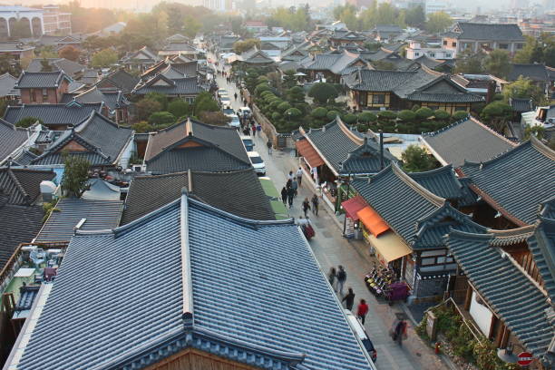 istock Traditional Korean Folk Village 695337226