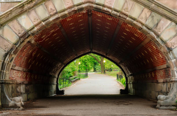 istock Landmark Central Park Greywacke Arch Architecture NYC 695341272