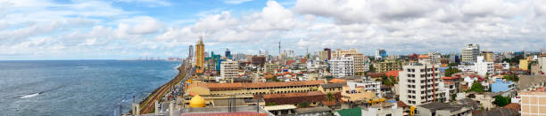 Colombo, Sri Lanka Panoramic photo of Colombo, Sri Lanka sri lanka skyline stock pictures, royalty-free photos & images