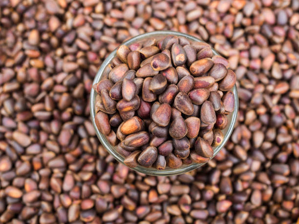 istock pine nuts in a glass rook 695362164