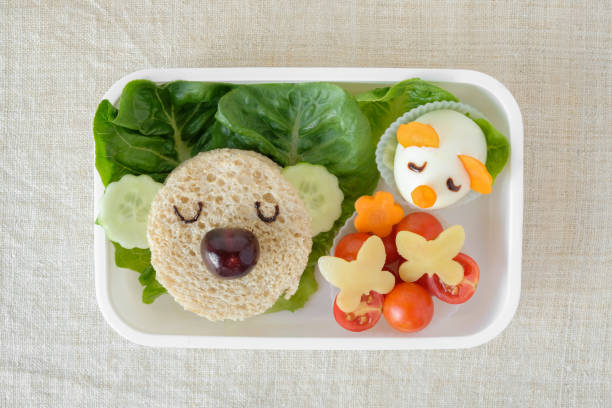 istock Koala bear lunch box, fun food art for kids 695383366