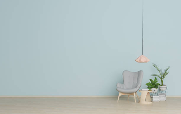 istock Interior Armchair In the living room,modern style 3D rendering. 695389734