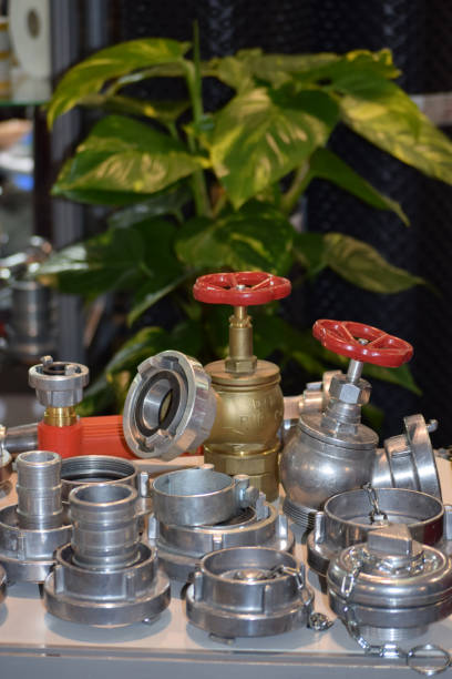 istock valves, covers and seals in a plumbing system 695390340
