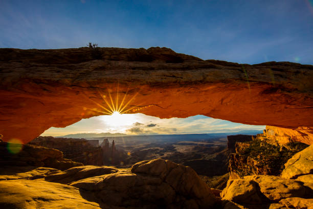 istock Natural arch at Canyonlands National Park 695397232