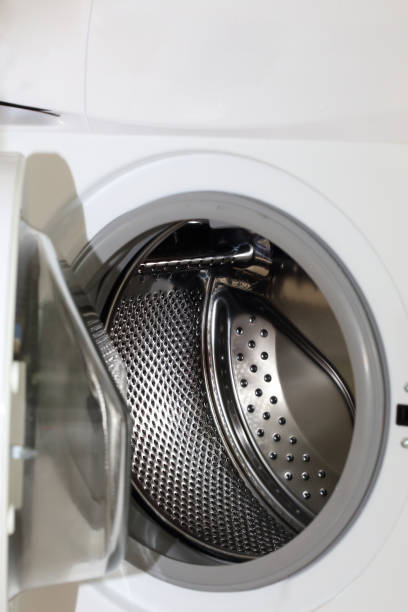 istock white washing machine for housework clothes cleaning 695414816
