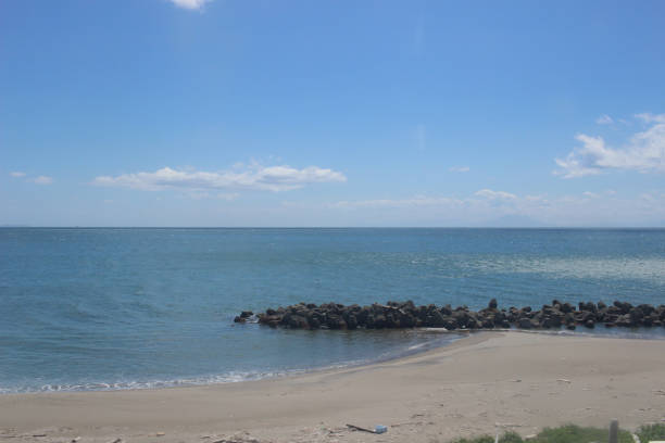 istock view of train window from Sapporo to Hakodate 695415382
