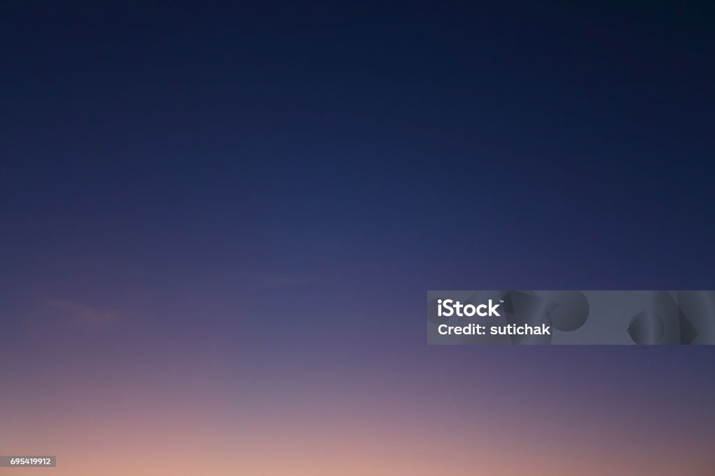schöne klare Dämmerung Nacht Himmel Sonnenuntergang Hintergrund - Lizenzfrei Himmel Stock-Foto