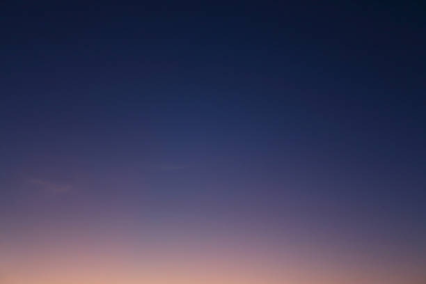 beautiful clear twilight night sky sunset background - pôr do sol imagens e fotografias de stock